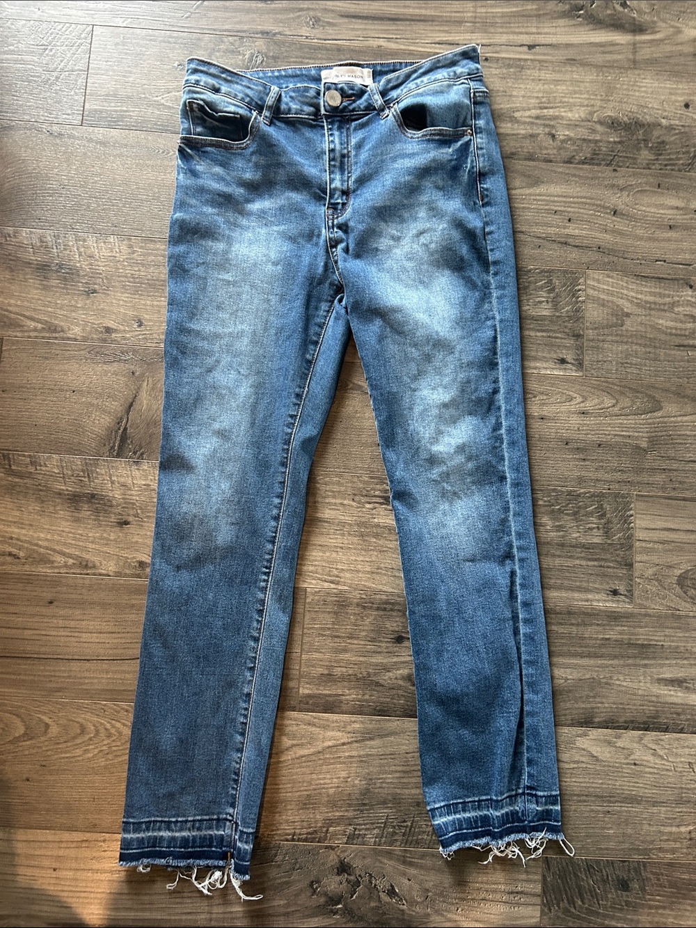 Ashley Mason High Rise Raw Hem Jeans Women’s 29